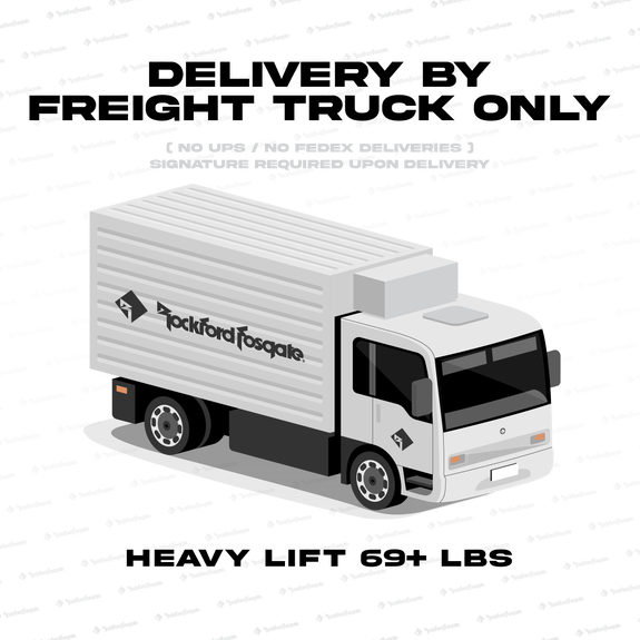 Freight Truck Delivery - Signature Required