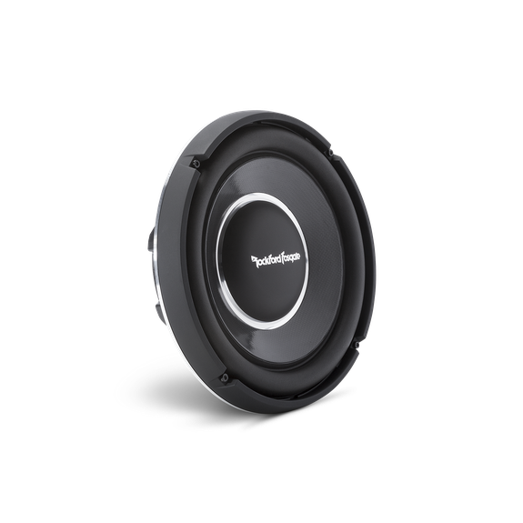 Three Quarter Front View of Subwoofer with Trim Ring