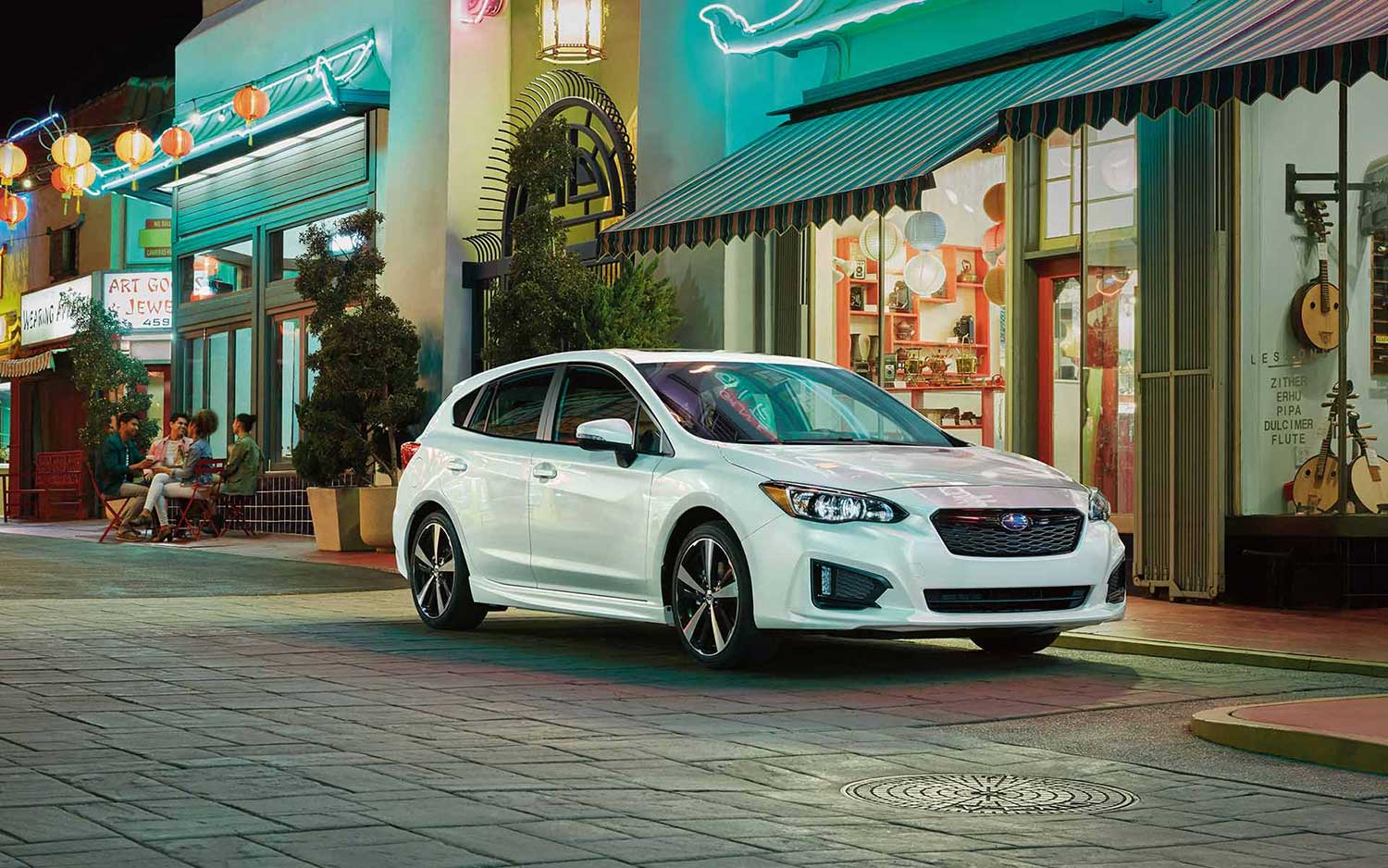 2017 Subaru Impreza Hero Shot in White.