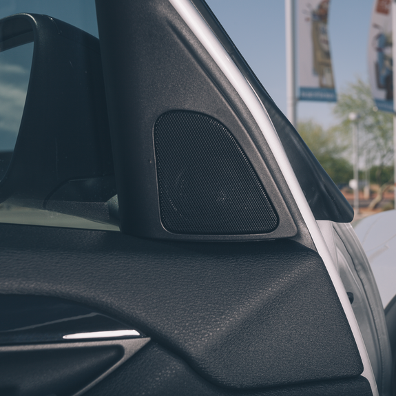 Installation View of Tweeter in Door Pillar