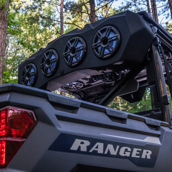 Lifestyle Closeup Shot of 2-Door Rear Audio Cap