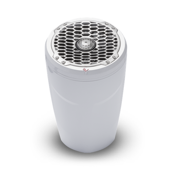 Profile View of Speaker with Mesh Grille