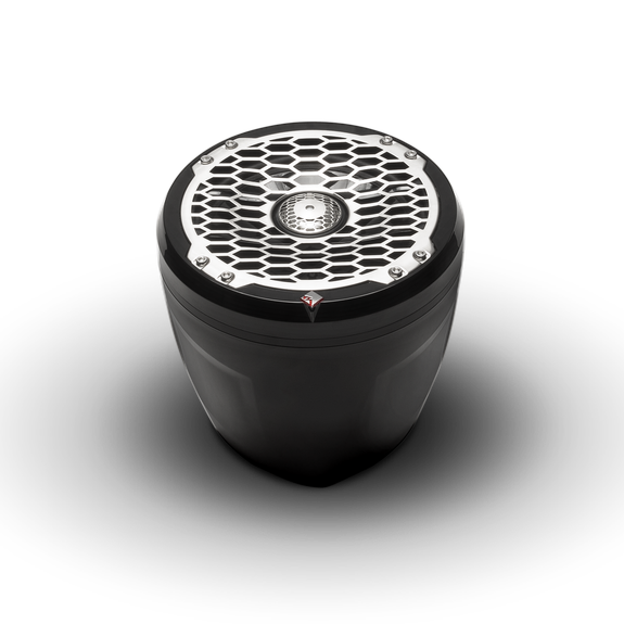 Profile View of Speaker with Mesh Grille