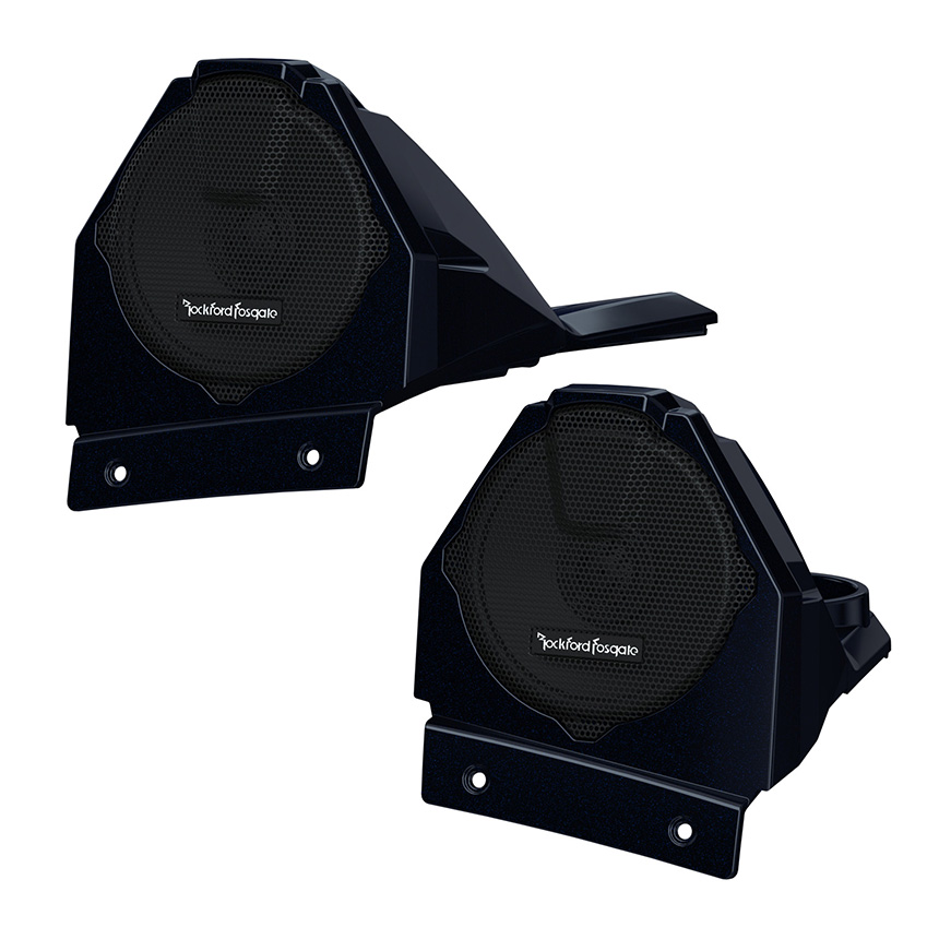 Polaris Slingshot Stage 3 Roll Hoop Audio by Rockford Fosgate in Stealth Gray.