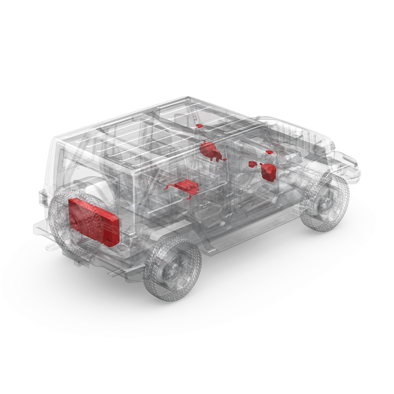 3D View of 24WRNGLER-STG3 Kit in Vehicle